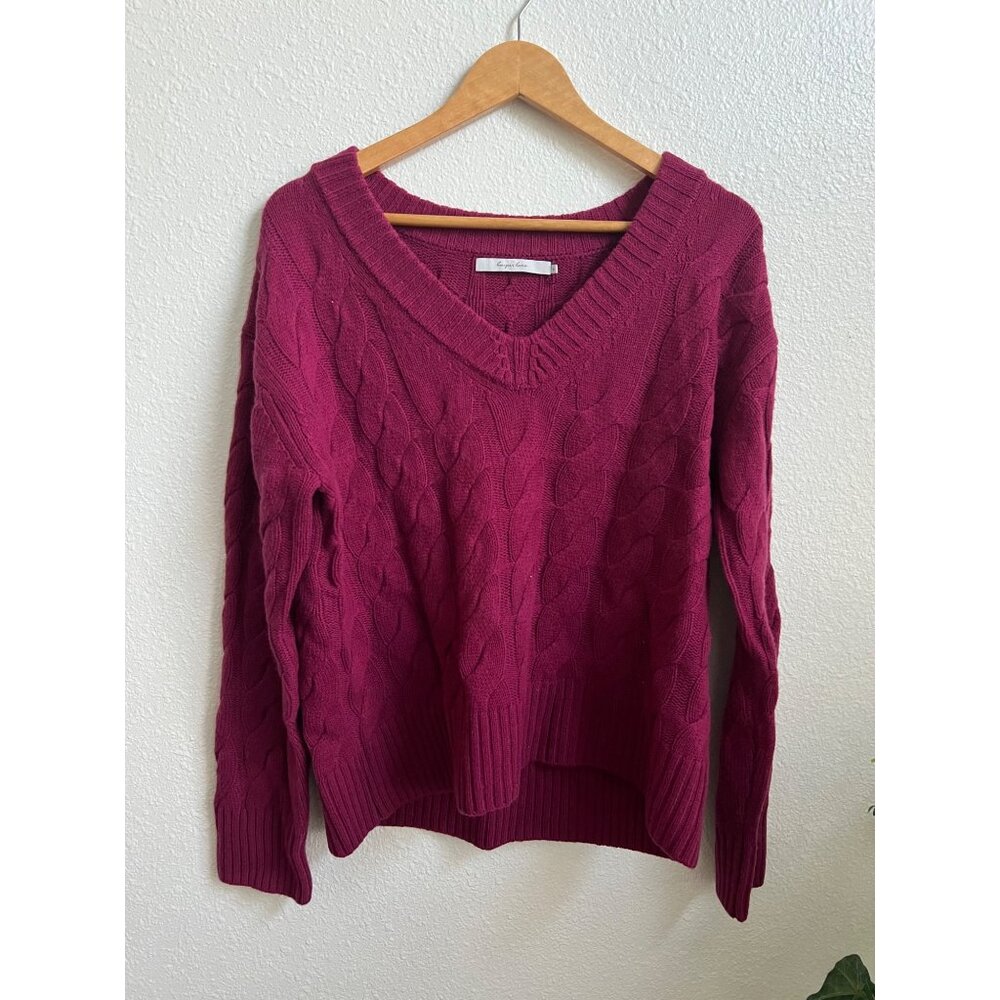 NWT women’s cable-knit pullover sweater oversized small